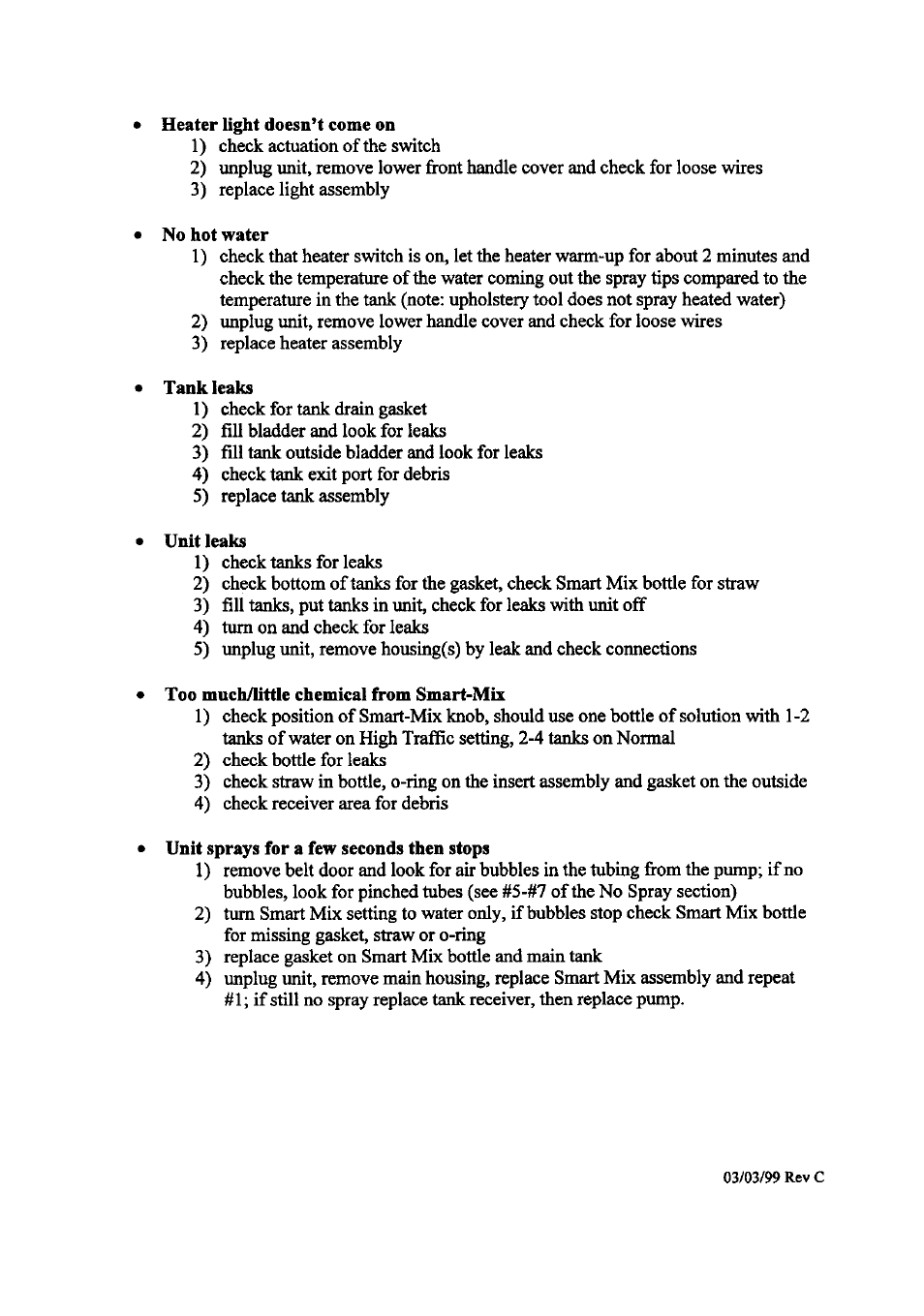 Bissell 1697 User Manual | Page 3 / 10