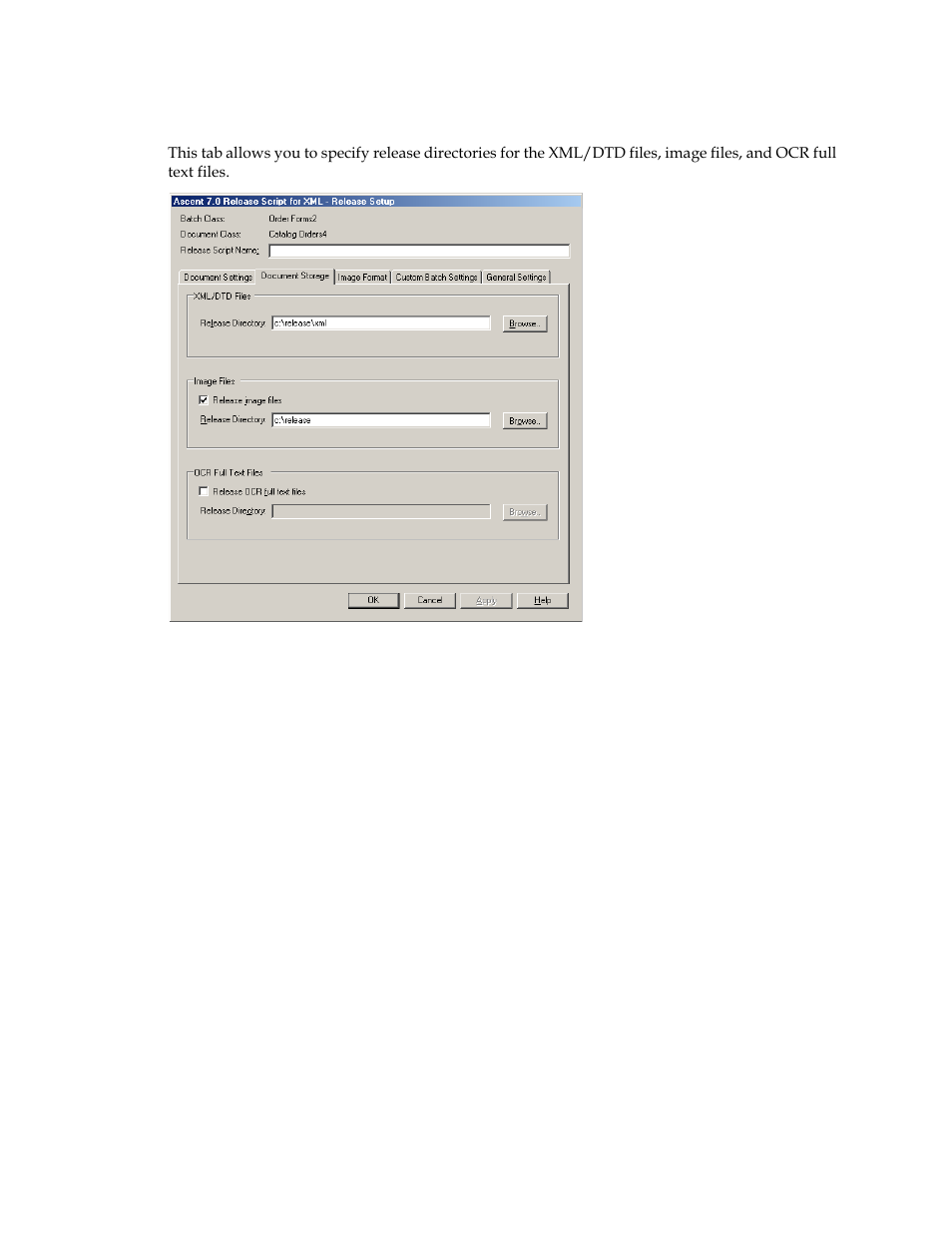 Document storage tab | Kofax Ascen 7.0 Release Script User Manual | Page 26 / 36
