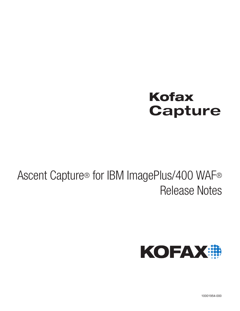 Kofax Ascent Captur User Manual | 30 pages