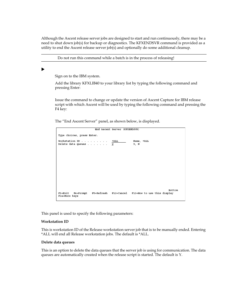 Ending ascent release server jobs | Kofax Ascent Captur User Manual | Page 23 / 30