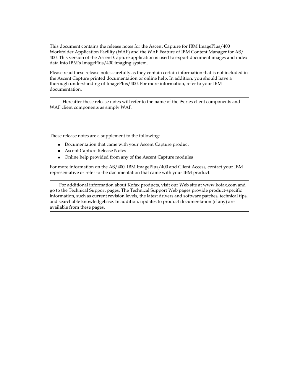 Introduction, Additional documentation | Kofax Ascent Captur User Manual | Page 5 / 30