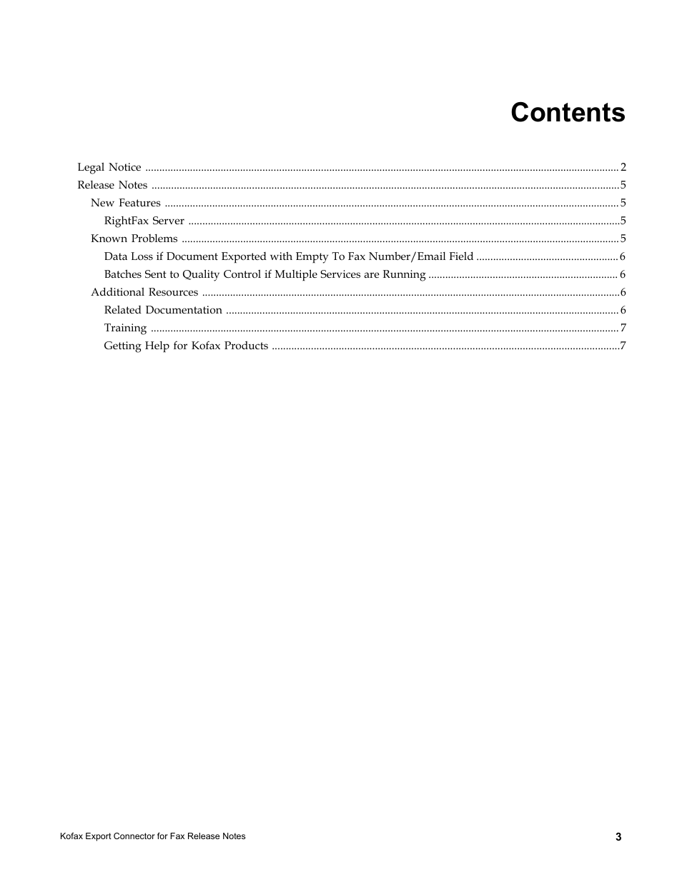 Kofax Export Connector for Fax 1.1.0 User Manual | Page 3 / 8