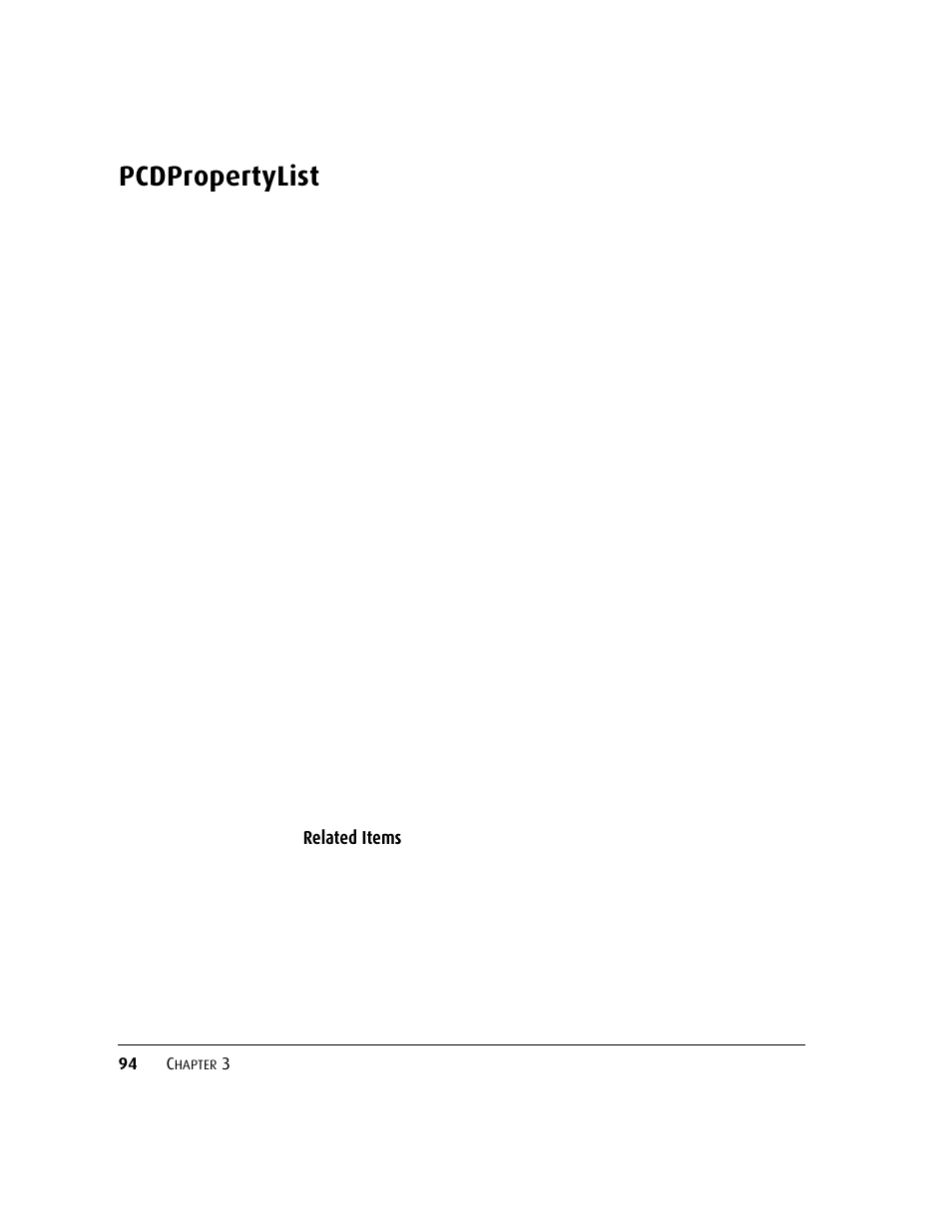 Pcdpropertylist | Kofax DM API User Manual | Page 114 / 528