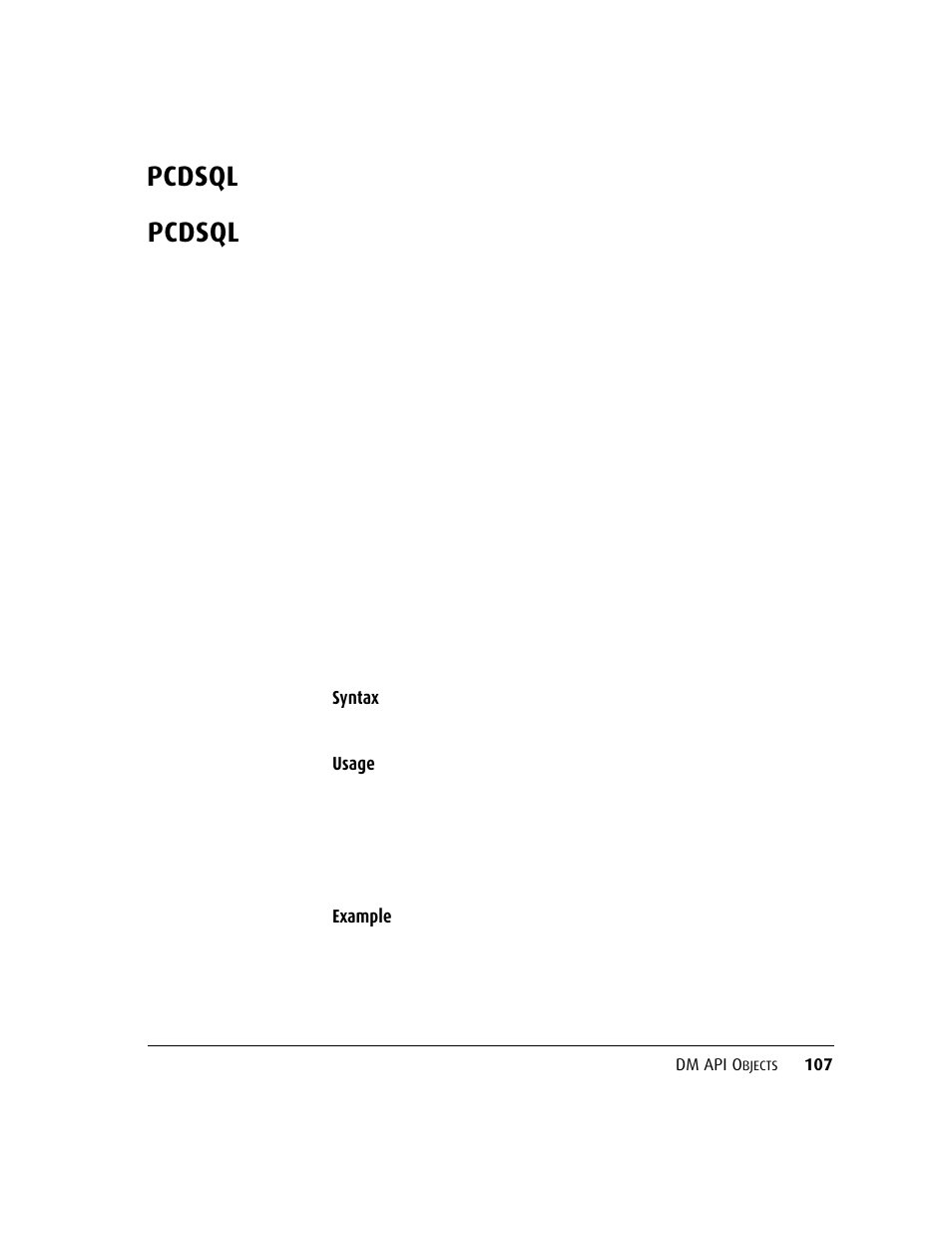 Pcdsql, Pcdsql 10 | Kofax DM API User Manual | Page 127 / 528