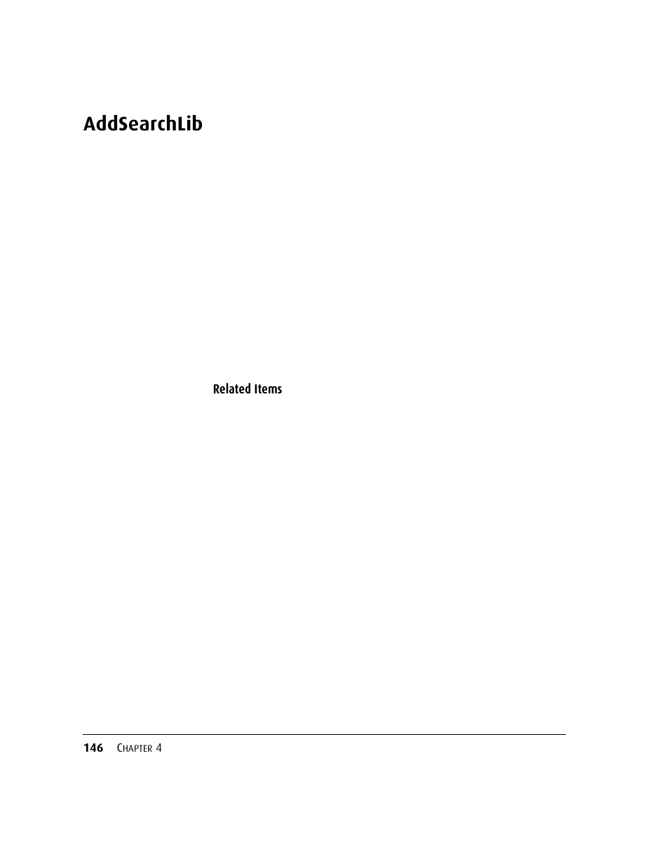 Addsearchlib | Kofax DM API User Manual | Page 166 / 528