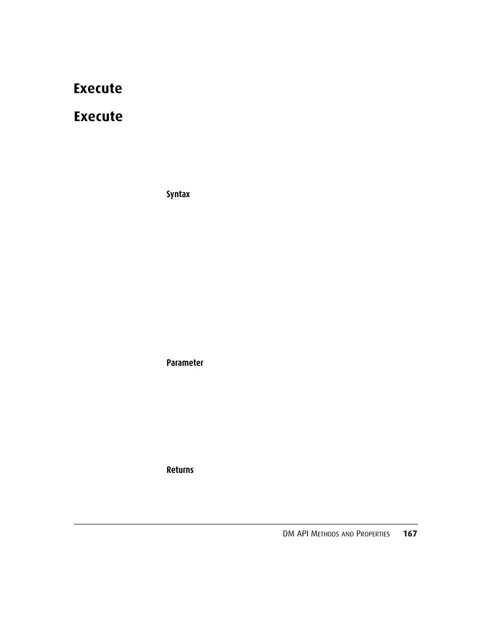 Execute, Bs.execute, Method | Ec.execute, T.execute, Oc.execute, Method is c | Kofax DM API User Manual | Page 187 / 528