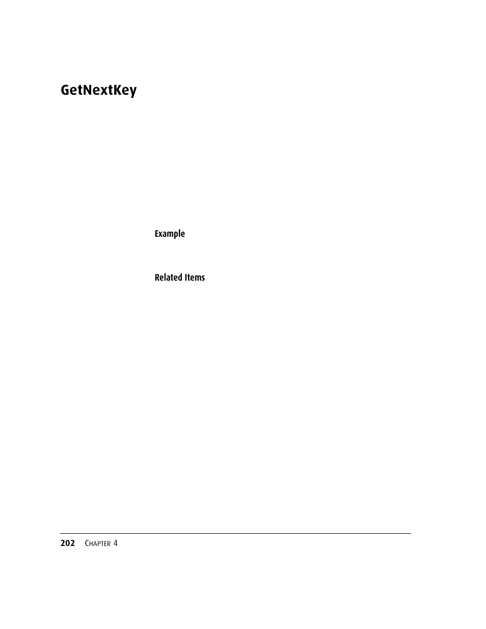 Getnextkey | Kofax DM API User Manual | Page 222 / 528