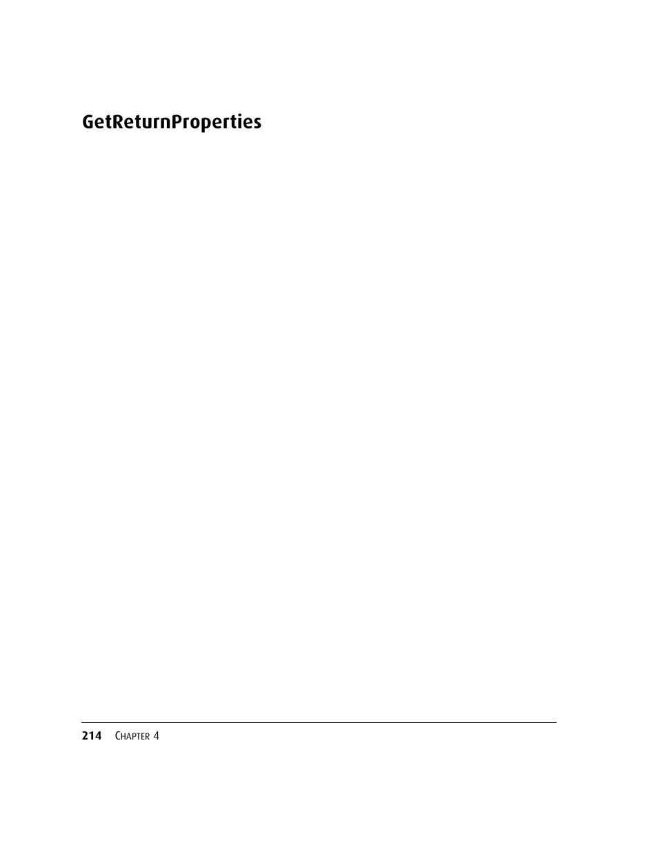 Getreturnproperties | Kofax DM API User Manual | Page 234 / 528