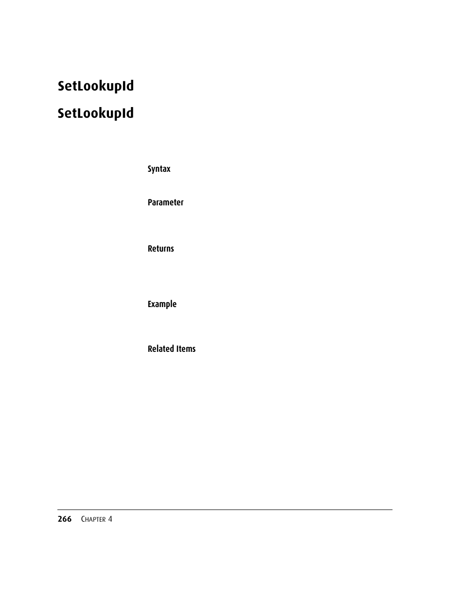 Setlookupid | Kofax DM API User Manual | Page 286 / 528
