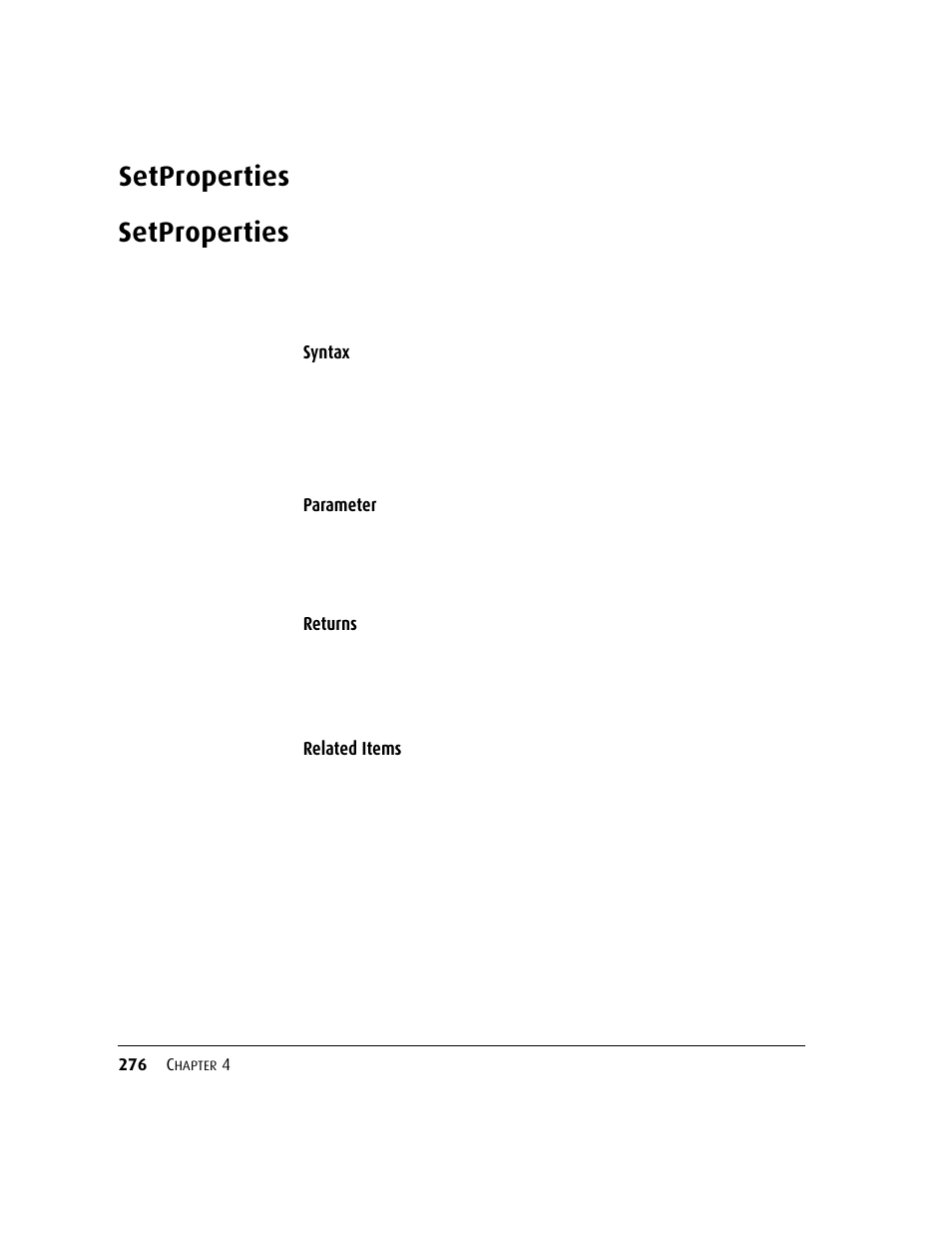 Setproperties, Setproperties 27 | Kofax DM API User Manual | Page 296 / 528