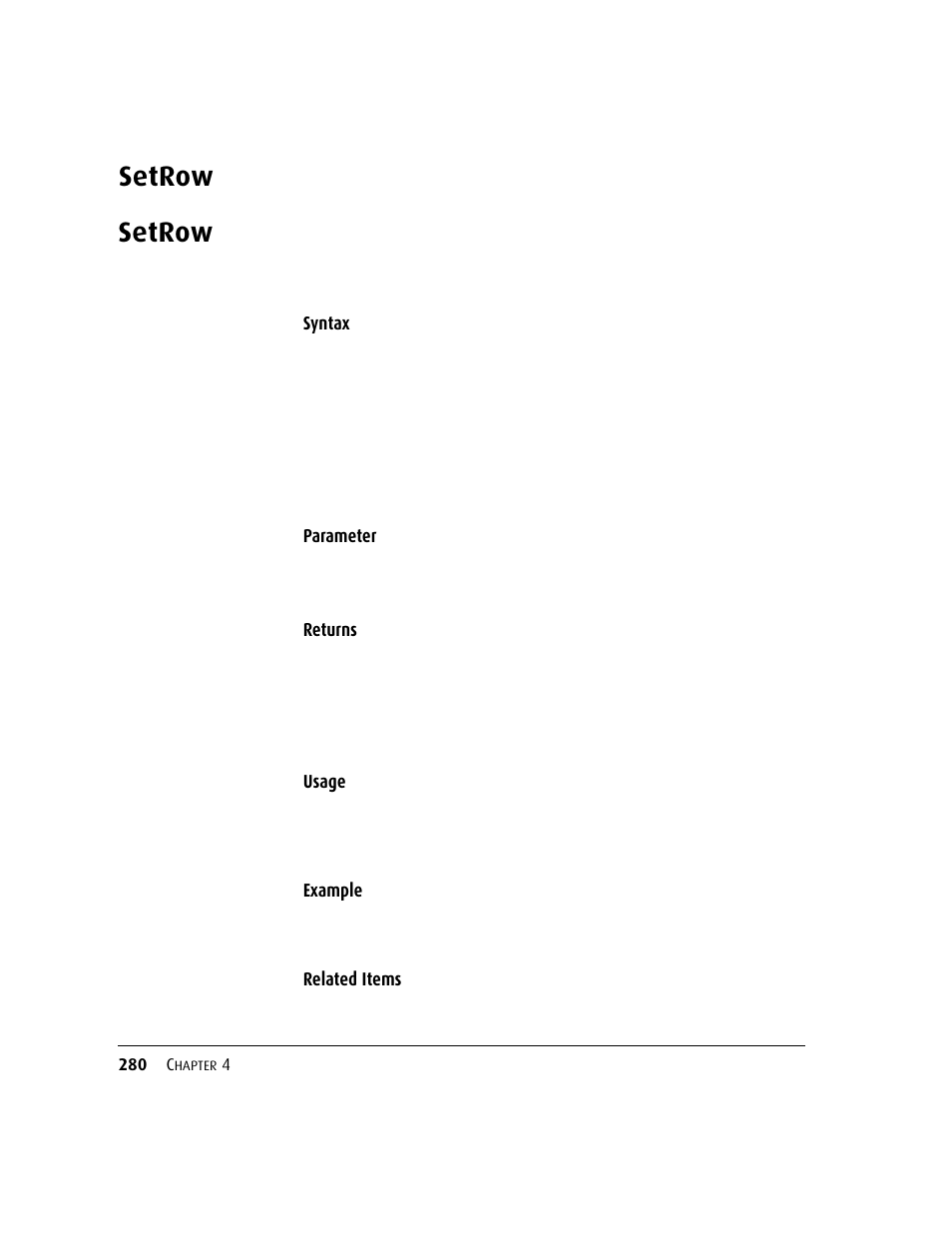 Setrow, E the, Befor | Kofax DM API User Manual | Page 300 / 528