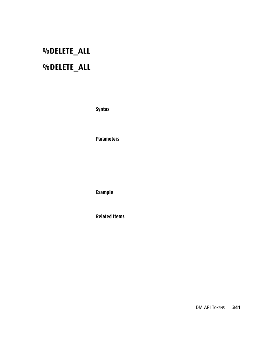 Delete_all, Delete_all 34 | Kofax DM API User Manual | Page 361 / 528