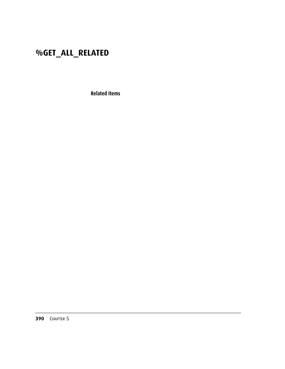 Get_all_related | Kofax DM API User Manual | Page 410 / 528