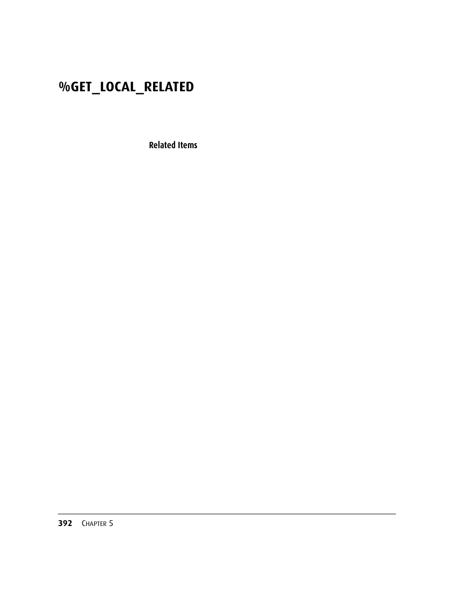 Get_local_related | Kofax DM API User Manual | Page 412 / 528