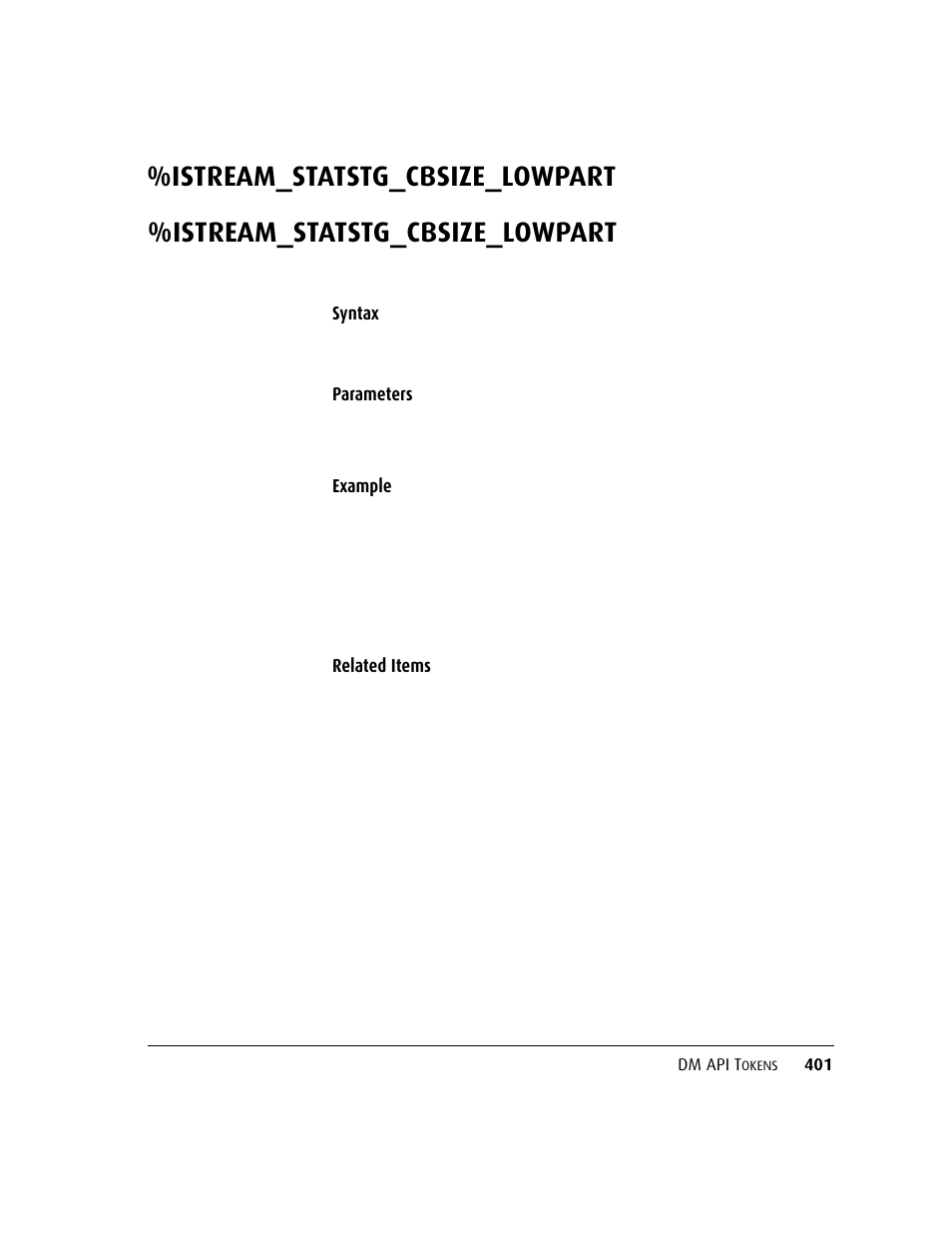 Istream_statstg_cbsize_lowpart, Istream_statstg_cbsize_lowpart 401 | Kofax DM API User Manual | Page 421 / 528