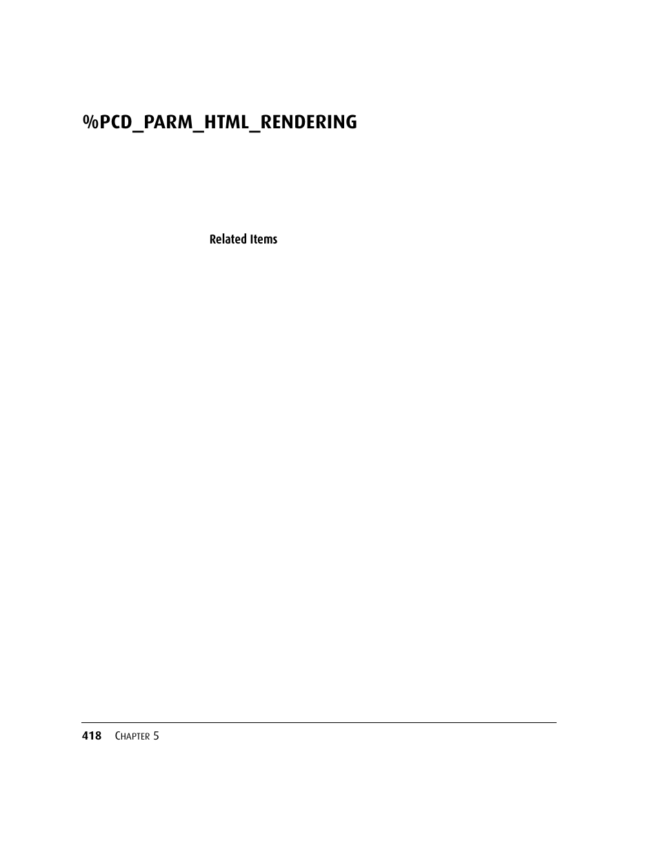 Pcd_parm_html_rendering | Kofax DM API User Manual | Page 438 / 528
