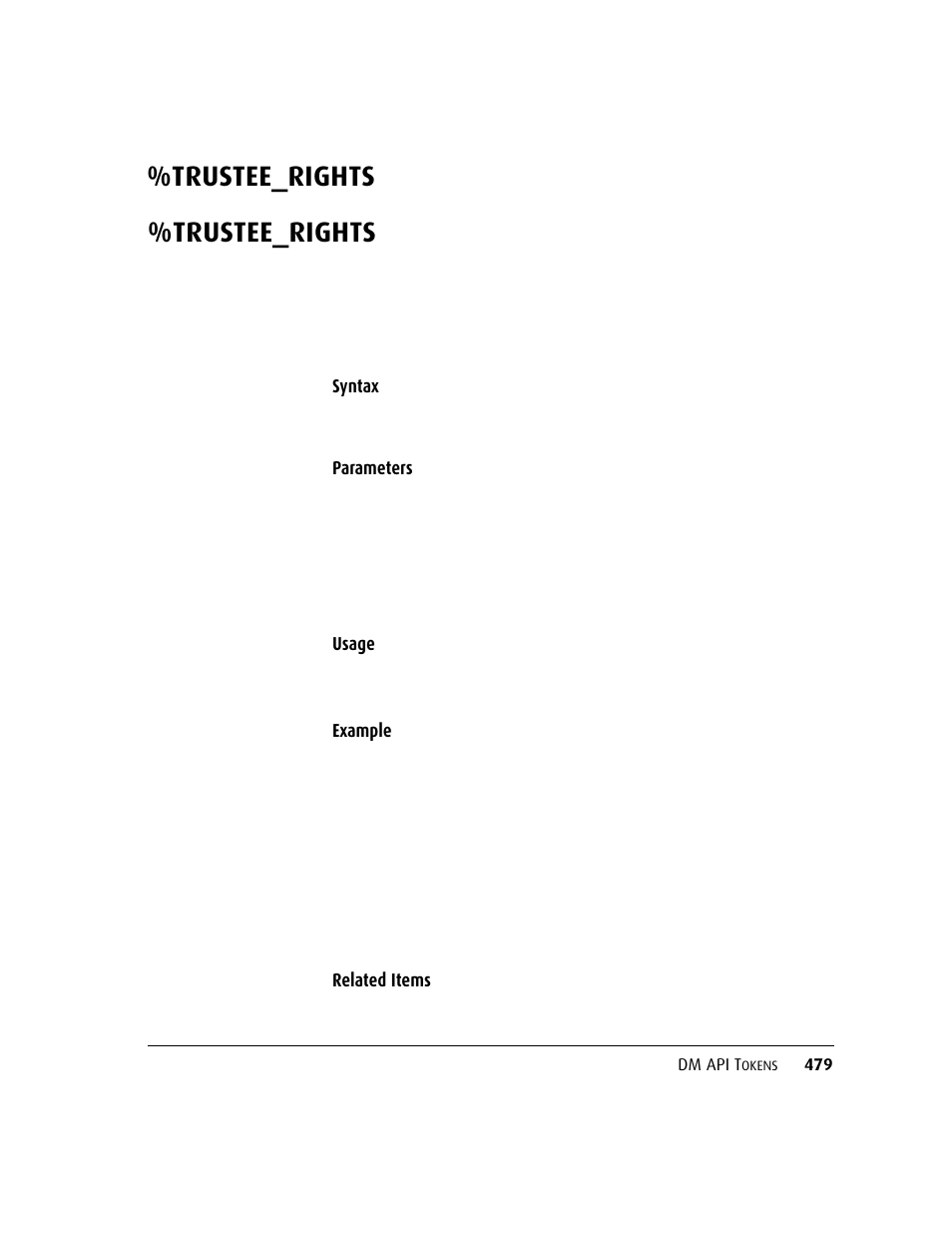 Trustee_rights, Trustee_rights 47 | Kofax DM API User Manual | Page 499 / 528