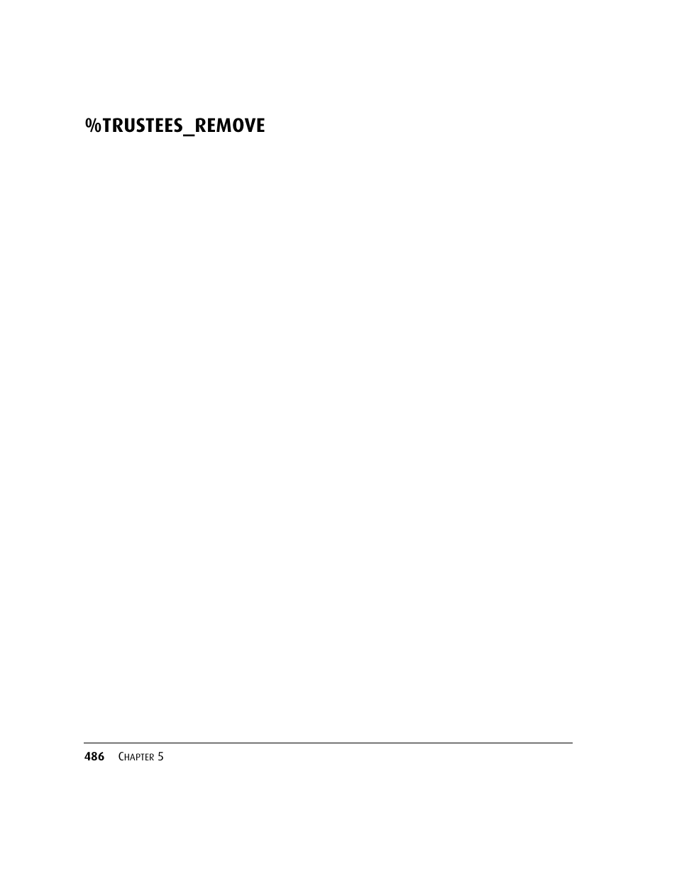 Trustees_remove | Kofax DM API User Manual | Page 506 / 528