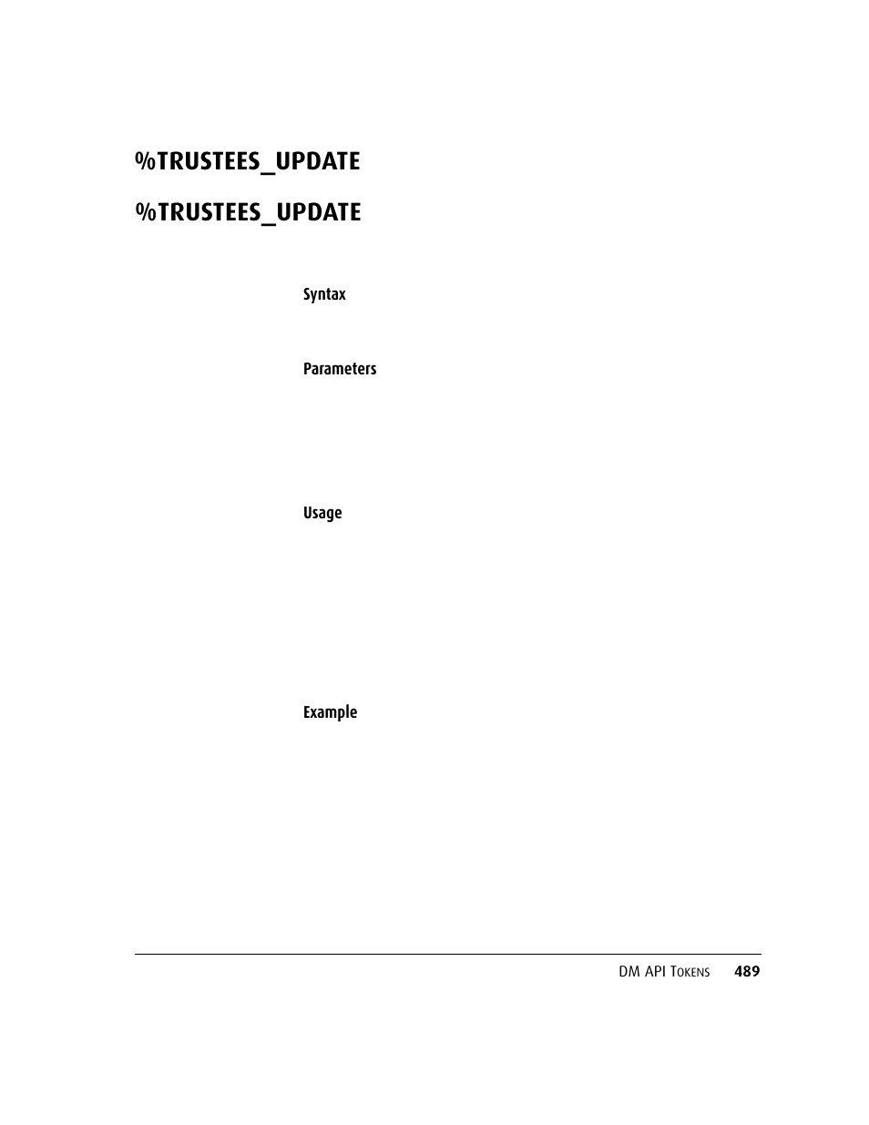 Trustees_update, Trustees_update 48 | Kofax DM API User Manual | Page 509 / 528