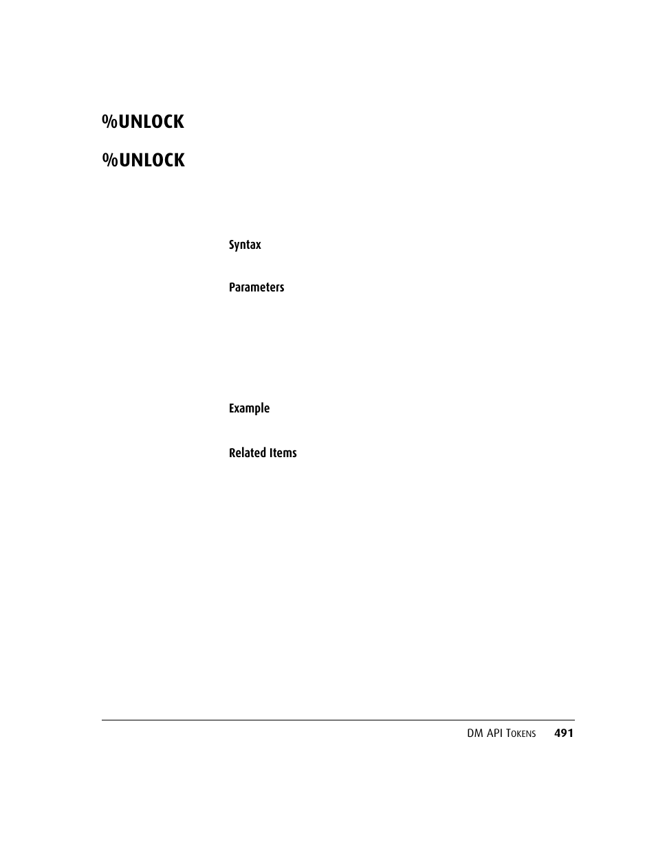 Unlock | Kofax DM API User Manual | Page 511 / 528