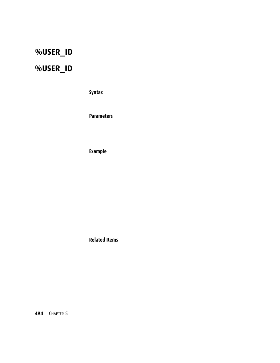 User_id | Kofax DM API User Manual | Page 514 / 528