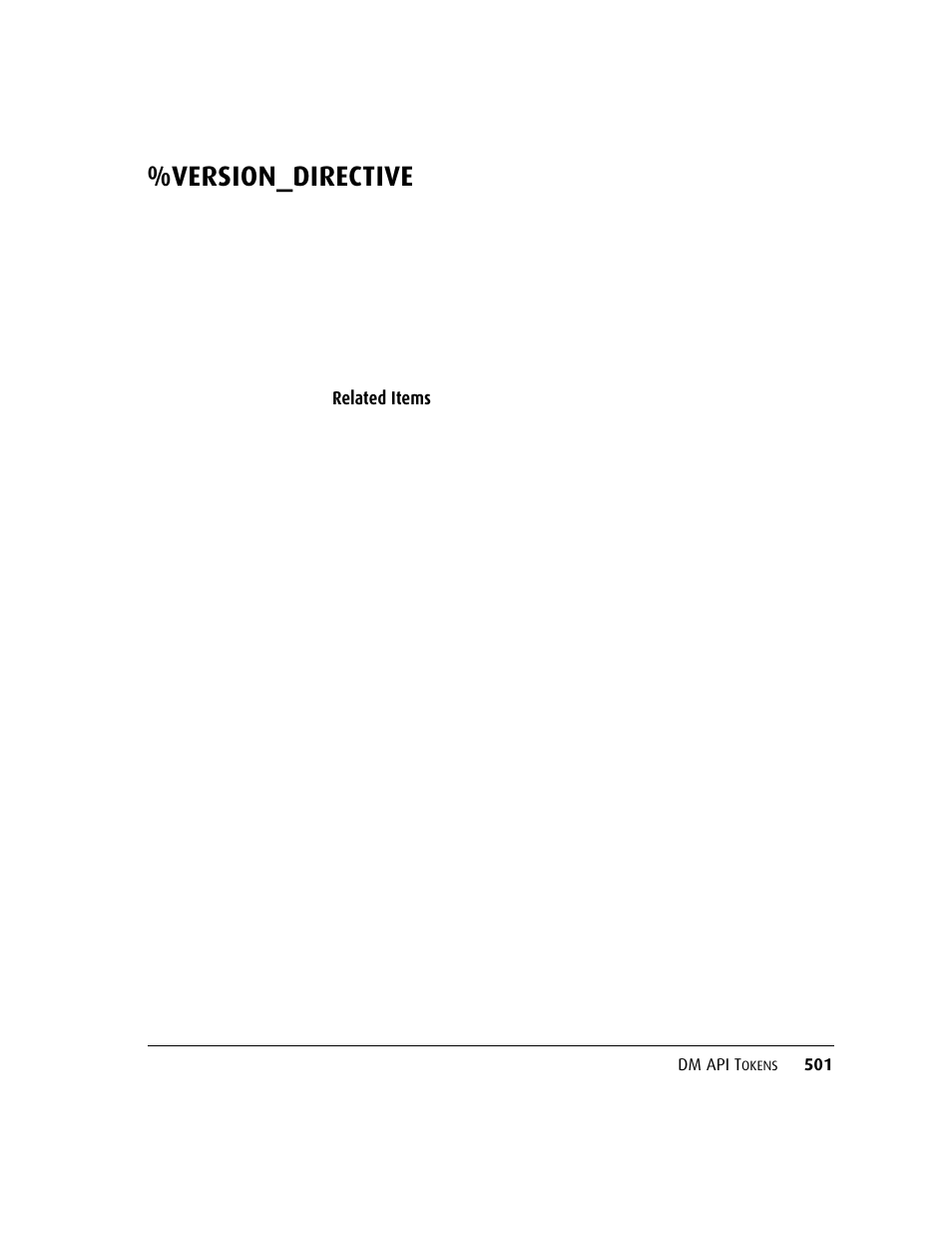 Version_directive | Kofax DM API User Manual | Page 521 / 528
