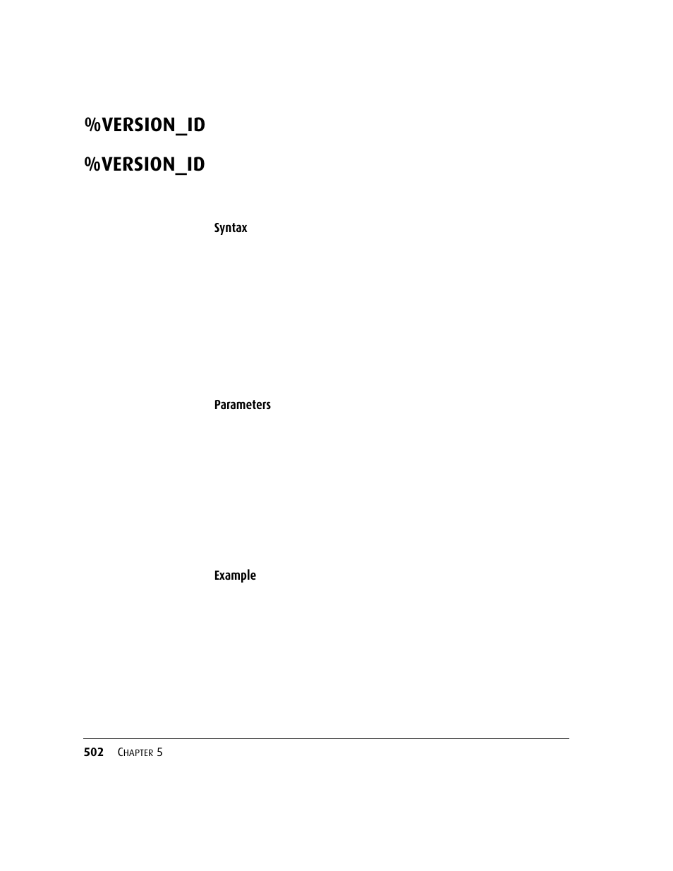 Version_id, Version_id 50 | Kofax DM API User Manual | Page 522 / 528