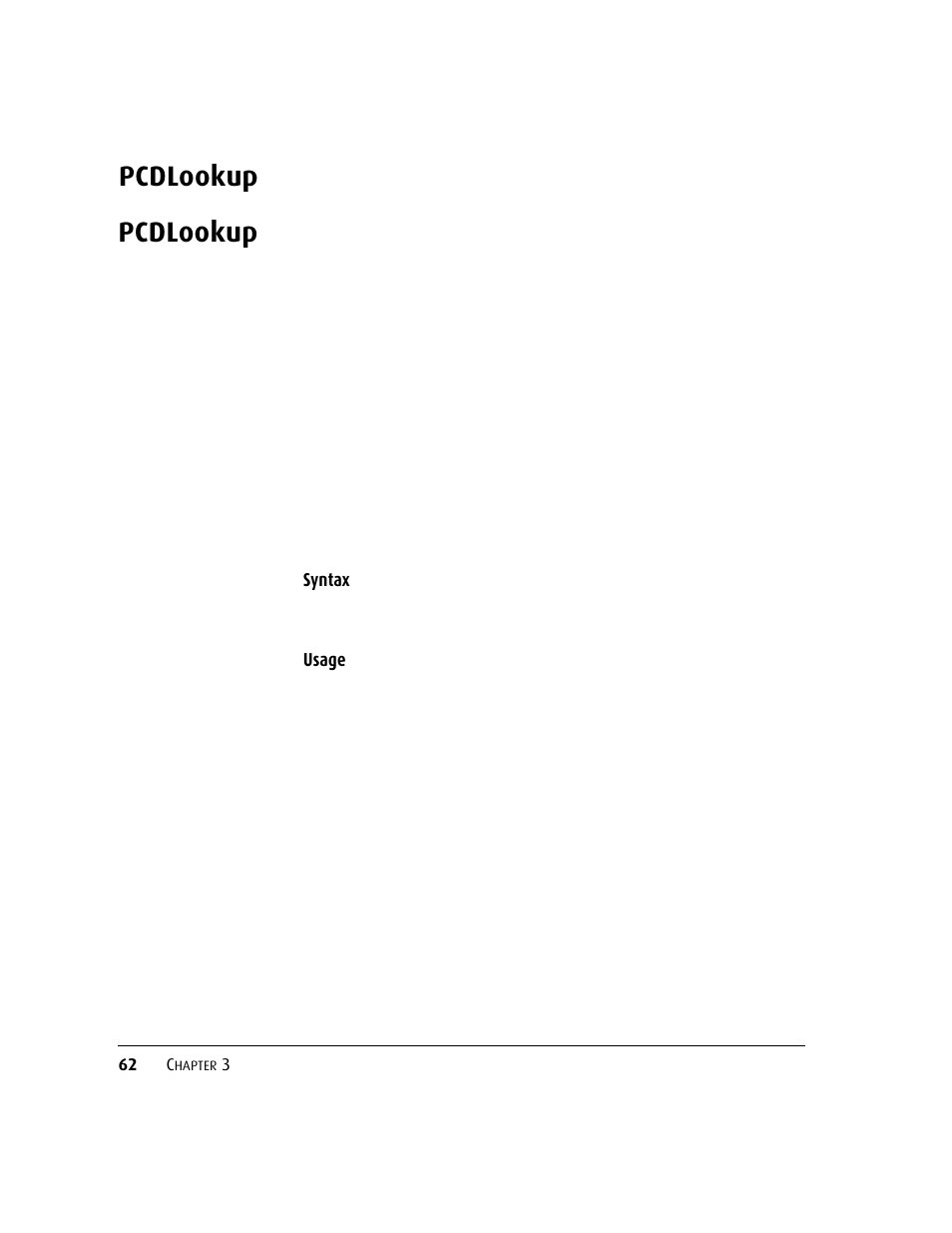 Pcdlookup | Kofax DM API User Manual | Page 82 / 528