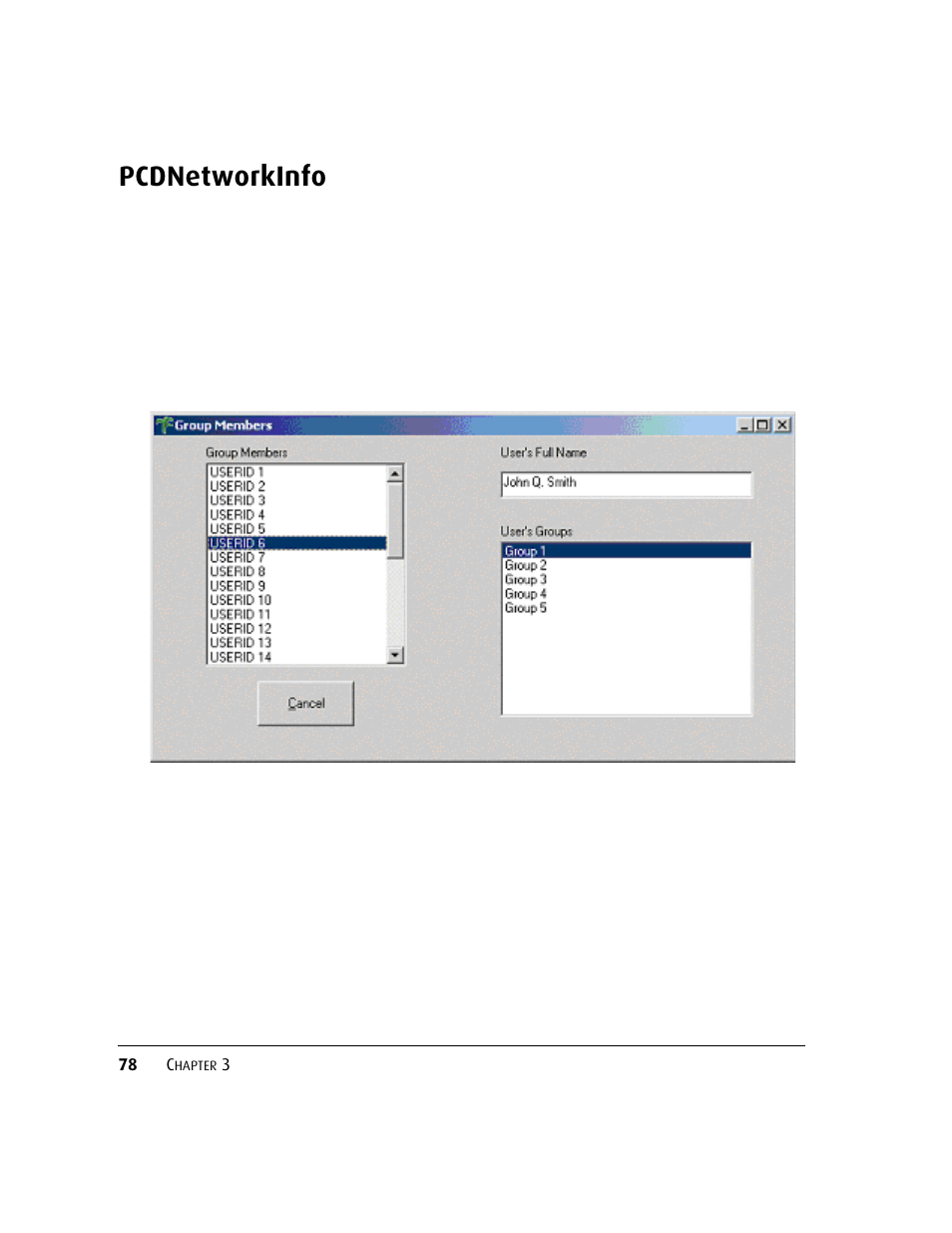 Pcdnetworkinfo | Kofax DM API User Manual | Page 98 / 528
