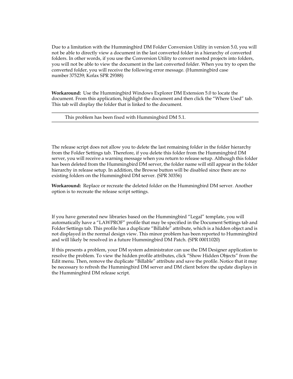 Kofax Ascen 7.0 Release Script for Hummingbird DM 5.0-5.1 User Manual | Page 38 / 46