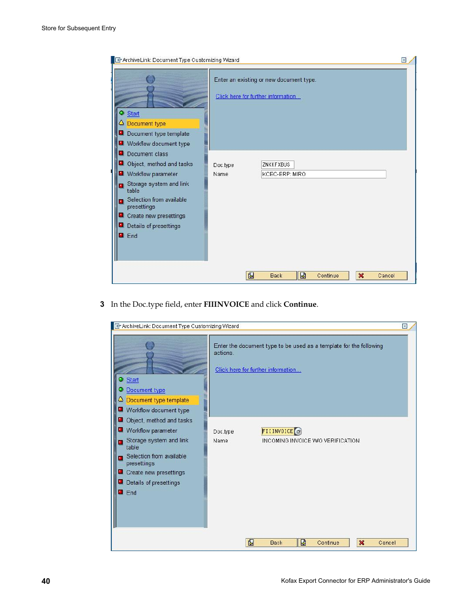 Kofax Export Connector for ERP 2.4.9 User Manual | Page 40 / 84