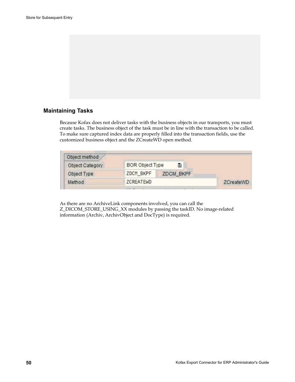 Maintaining tasks | Kofax Export Connector for ERP 2.4.9 User Manual | Page 50 / 84