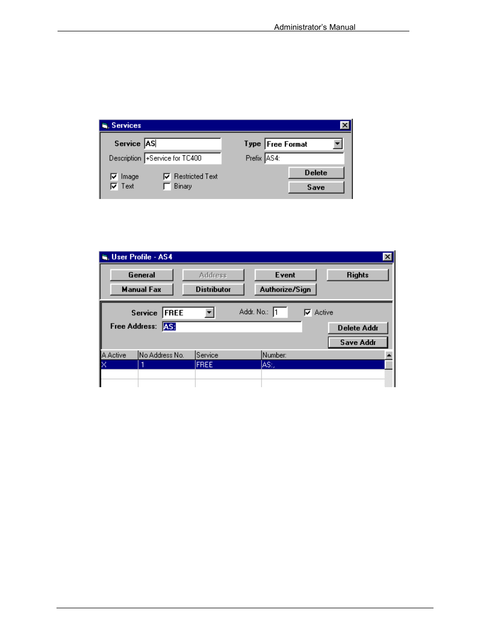 1 configuration example for tc/400 | Kofax Communication Server 10.0.0 User Manual | Page 104 / 187