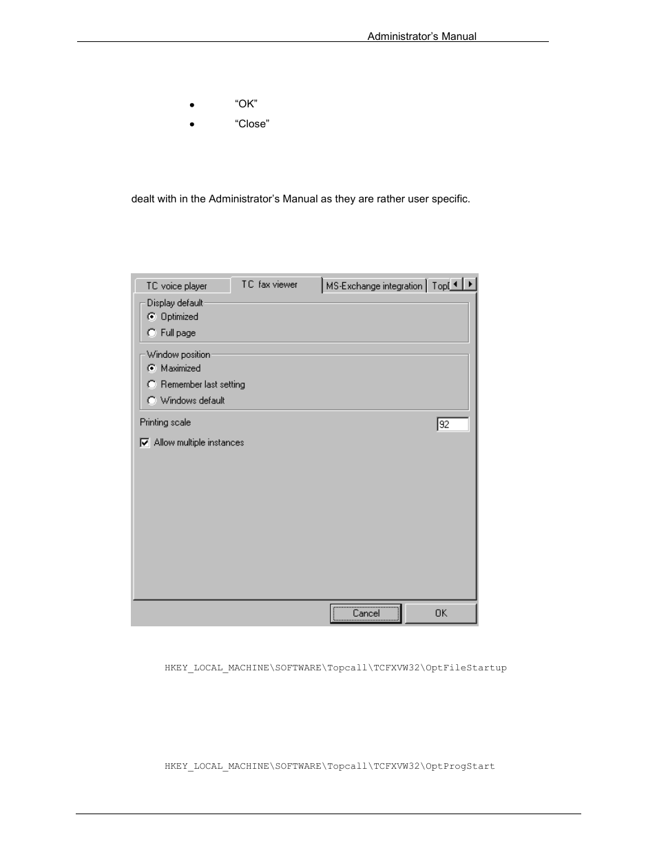 8 voice mail, 9 fax viewer | Kofax Communication Server 10.0.0 User Manual | Page 130 / 187