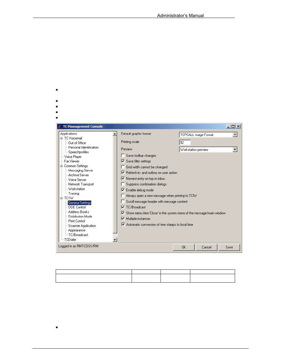 4 user profile, 1 how to change the time zone of a user | Kofax Communication Server 10.0.0 User Manual | Page 175 / 187