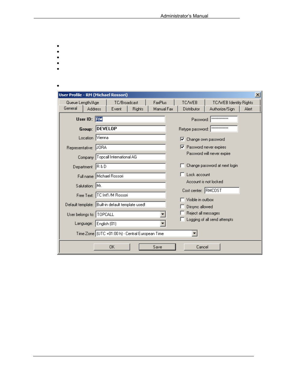 5 tc/web identity rights | Kofax Communication Server 10.0.0 User Manual | Page 176 / 187