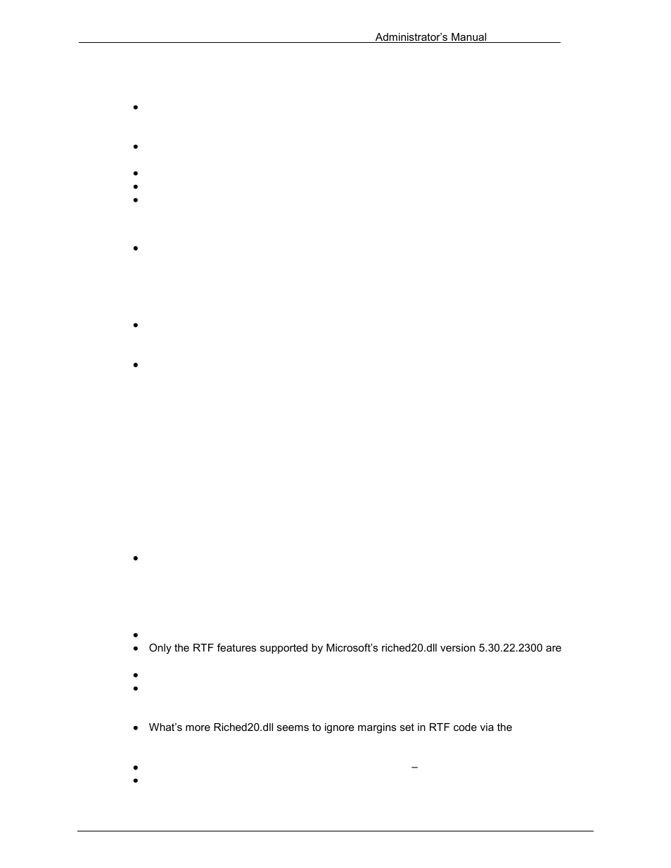 4 windows vista and later, 5 windows 8 and later, 6 tcmc | 7 rich text covers | Kofax Communication Server 10.0.0 User Manual | Page 185 / 187