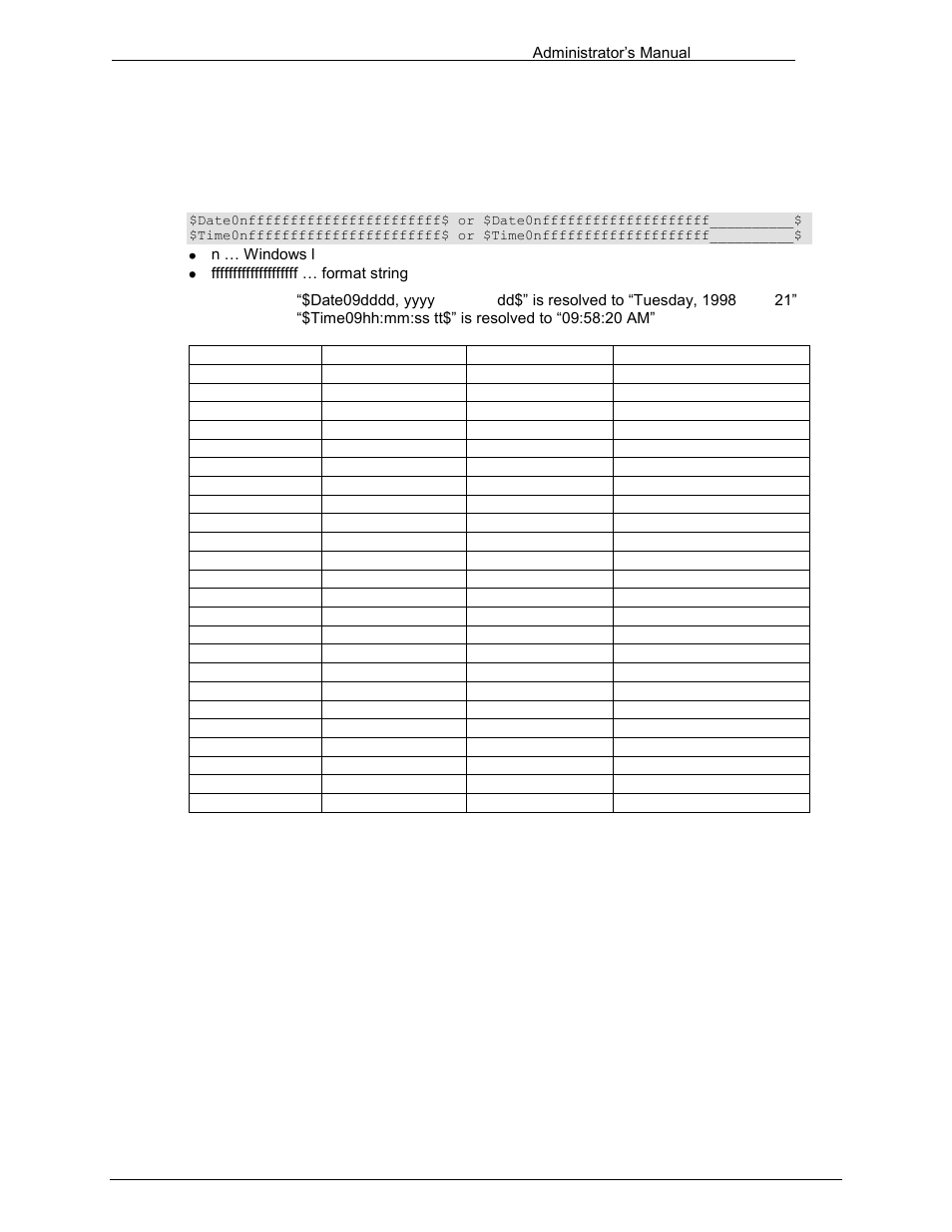 2 cover variables for date and time | Kofax Communication Server 10.0.0 User Manual | Page 83 / 187