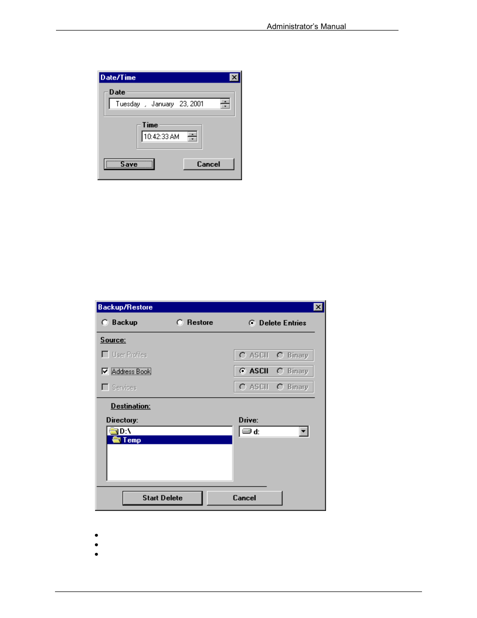 Backup / restore, 5 backup / restore | Kofax Communication Server 10.0.0 User Manual | Page 93 / 187