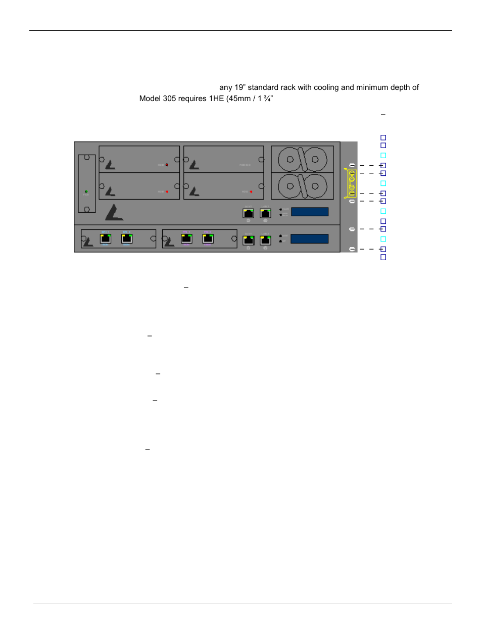 Rack mounting, Operating temperature, 3 rack mounting | 4 operating temperature | Kofax Communication Server 10.0.0 User Manual | Page 122 / 137