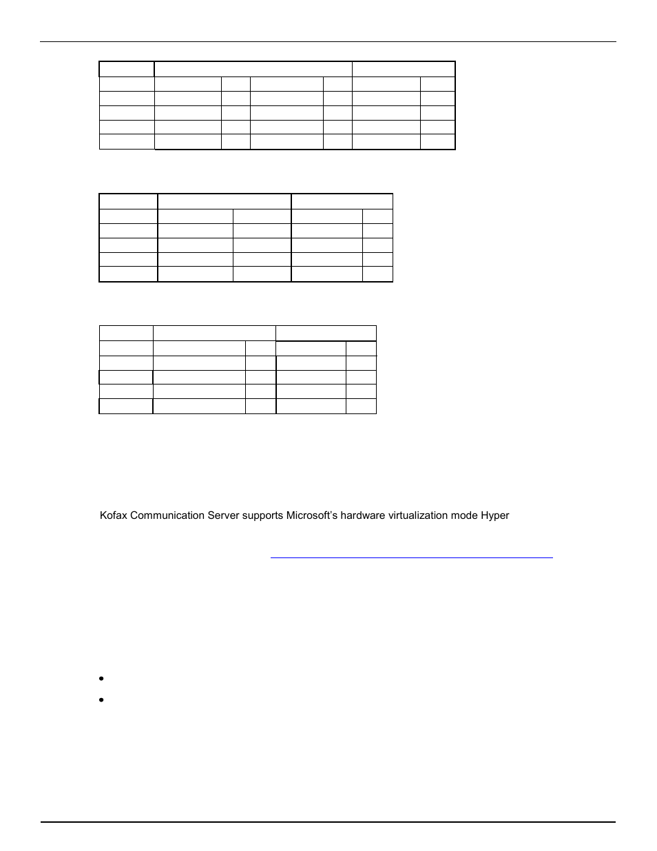 Hyper-v support, 6 hyper-v support, Required resources | Kofax Communication Server 10.0.0 User Manual | Page 51 / 137