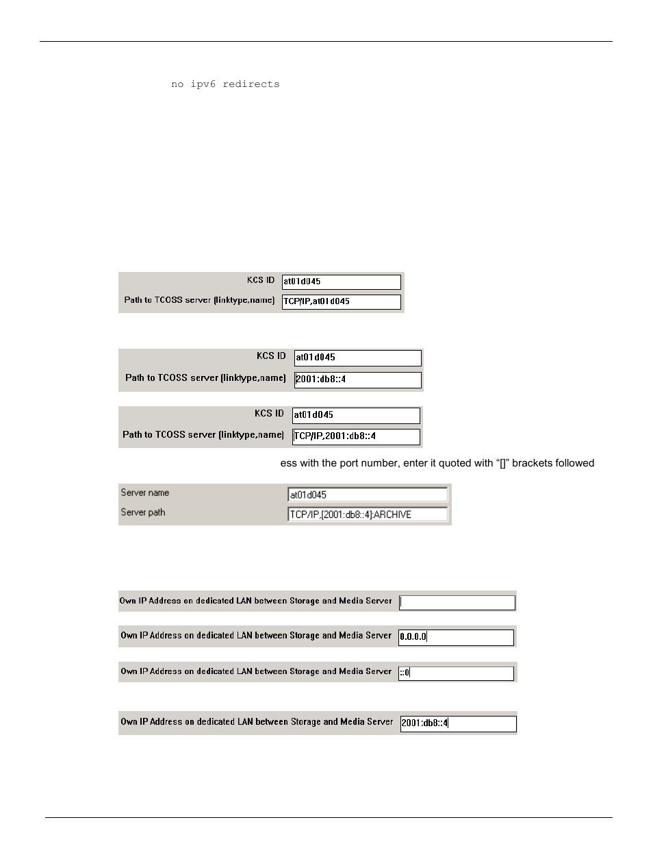 How to set up kcs for ipv6, 6 how to set up kcs for ipv6 | Kofax Communication Server 10.0.0 User Manual | Page 72 / 137