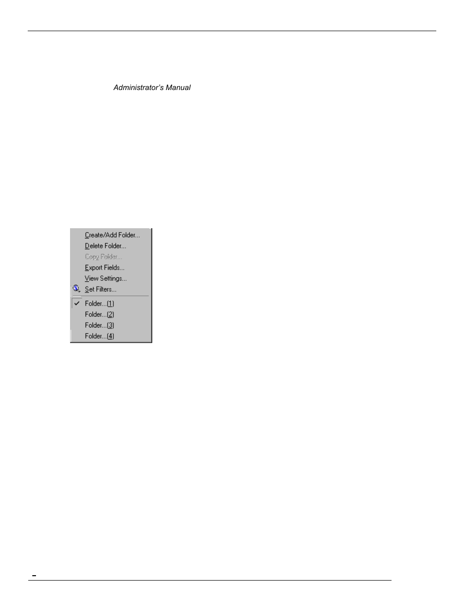 7 folder menu | Kofax Communication Server 10.0.0 User Manual | Page 26 / 109