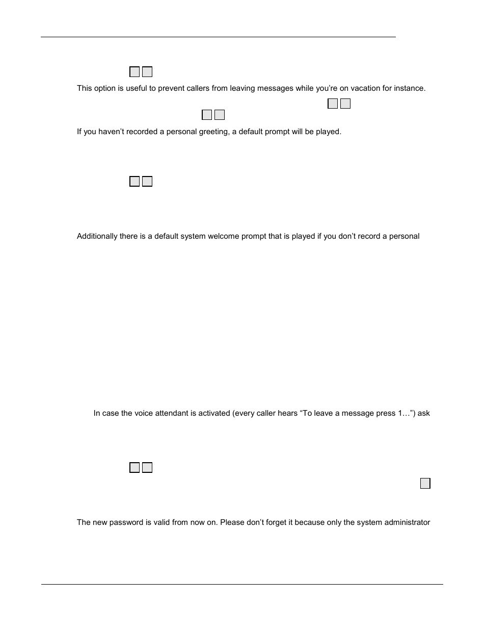 Ocking the, Reeting, Hange | Assword | Kofax Communication Server 10.0.0 User Manual | Page 15 / 16