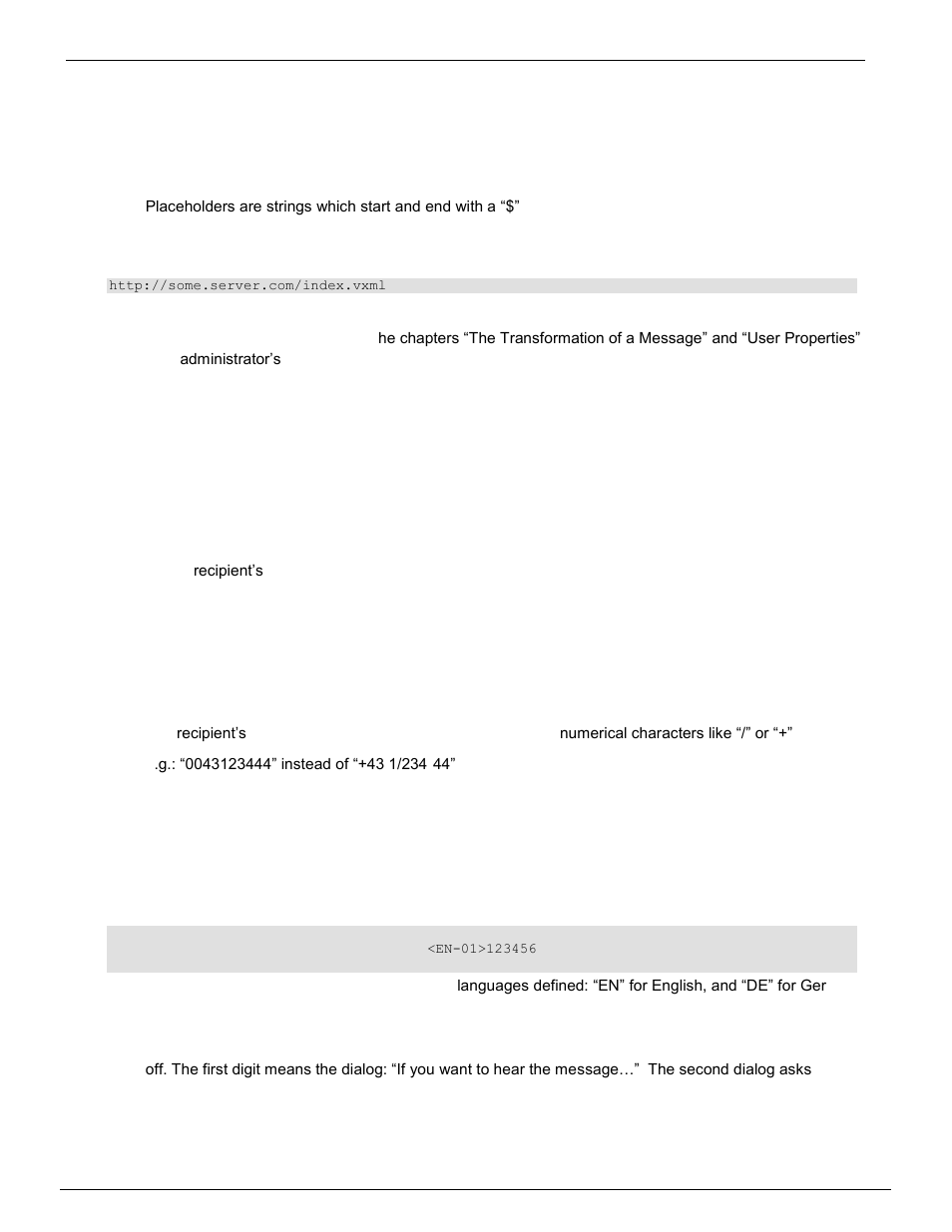 How can i send a message, Elephone, Umber of the | Ecipient, Ptions v, 2 how can i send a message | Kofax Communication Server 10.0.0 User Manual | Page 5 / 8