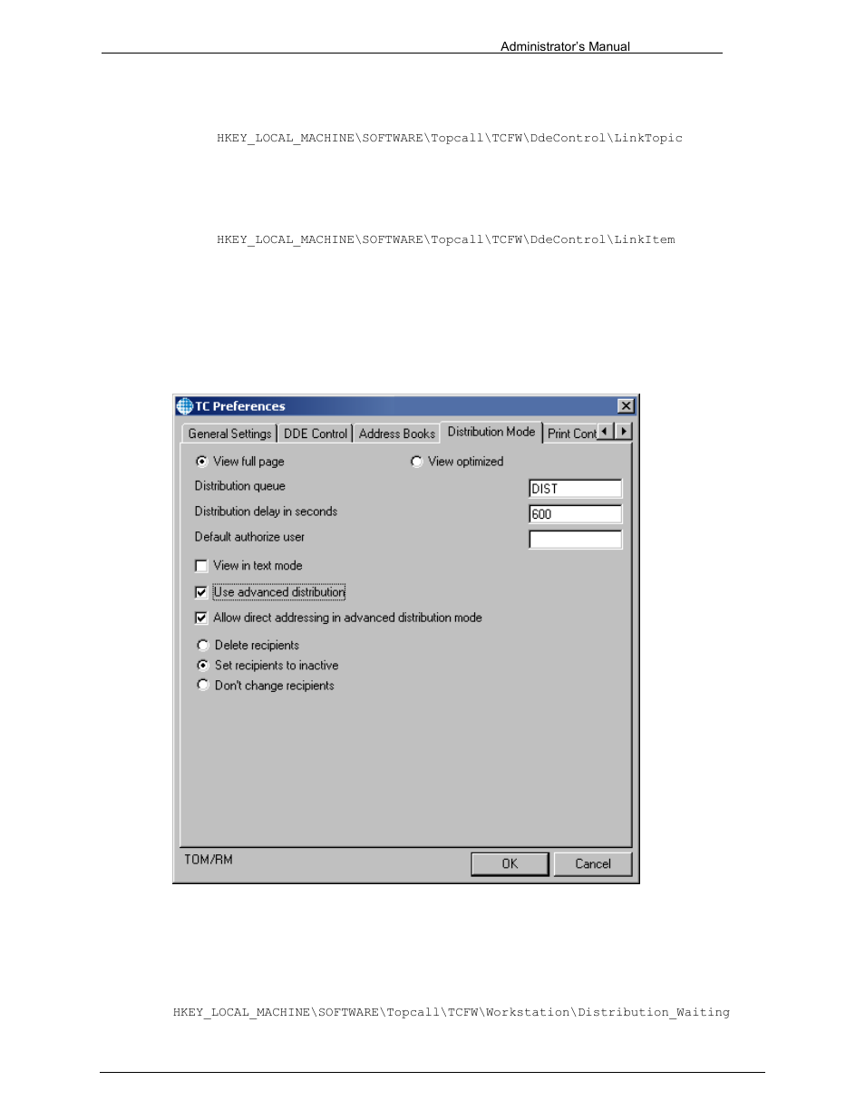 Distribution mode | Kofax Communication Server 9.1 User Manual | Page 141 / 203