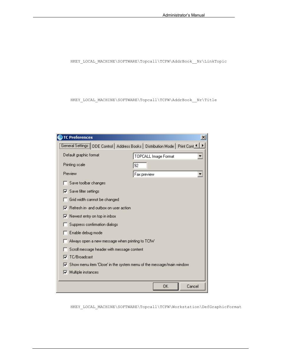 General settings | Kofax Communication Server 9.1 User Manual | Page 144 / 203