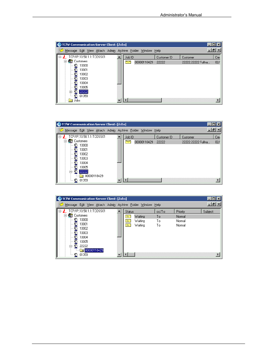 Jobs | Kofax Communication Server 9.1 User Manual | Page 169 / 203