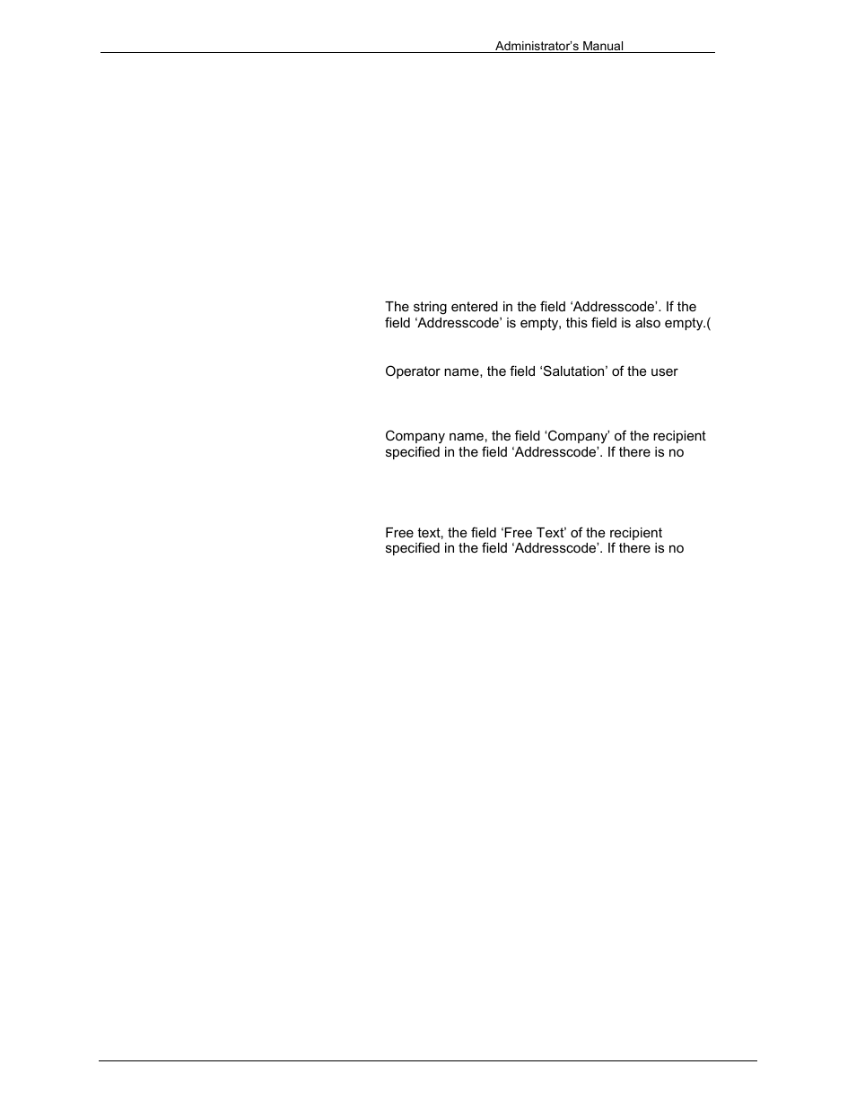 Header fields, Header handling | Kofax Communication Server 9.1 User Manual | Page 175 / 203