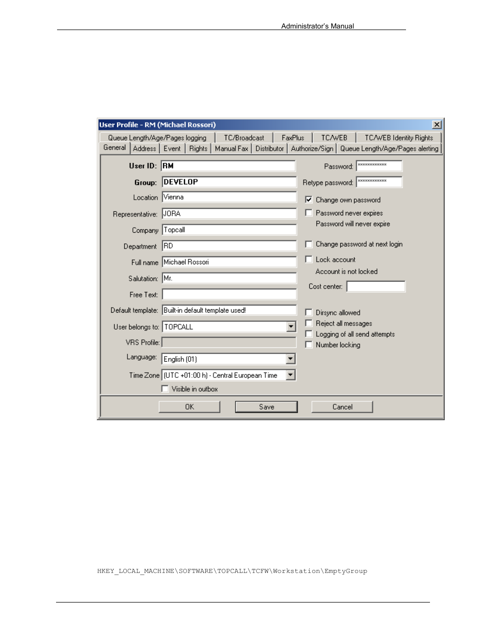 General, User id, Group | 1 general | Kofax Communication Server 9.1 User Manual | Page 18 / 203